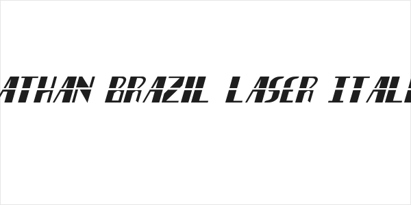 Nathan Brazil Laser Italic Logo
