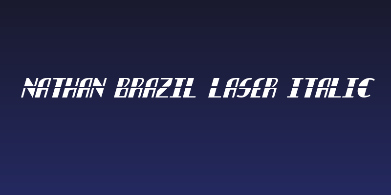 Nathan Brazil Laser Italic Social Header