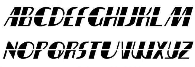 Nathan Brazil Laser Italic خط أحرف صغيرة