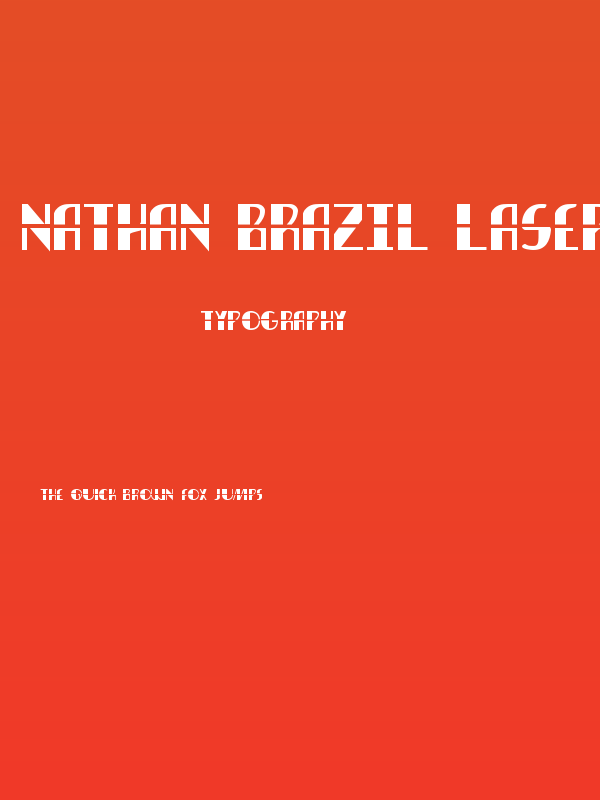 Nathan Brazil Laser Regular Poster