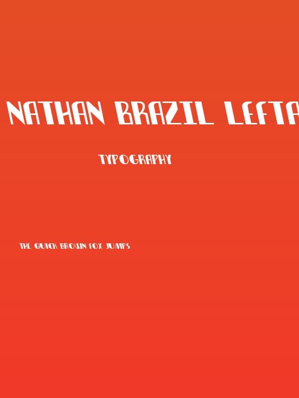 Nathan Brazil Leftalic Poster
