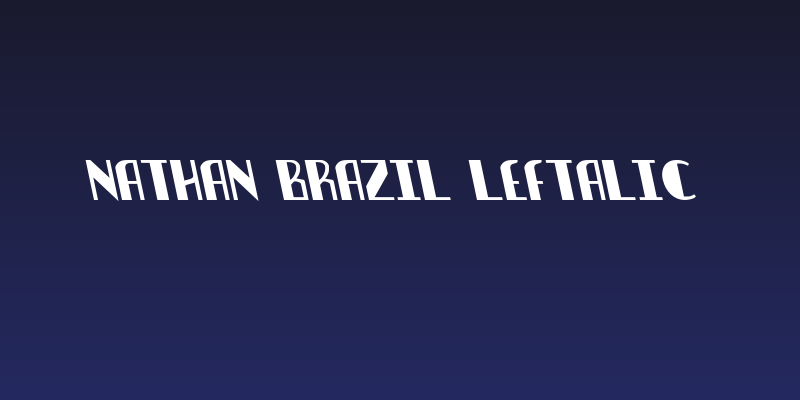 Nathan Brazil Leftalic Social Header
