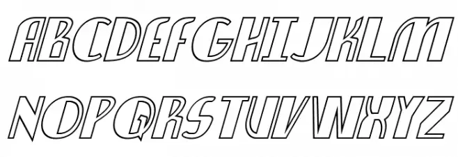 Nathan Brazil Shadow Italic Fonte MAIÚSCULAS