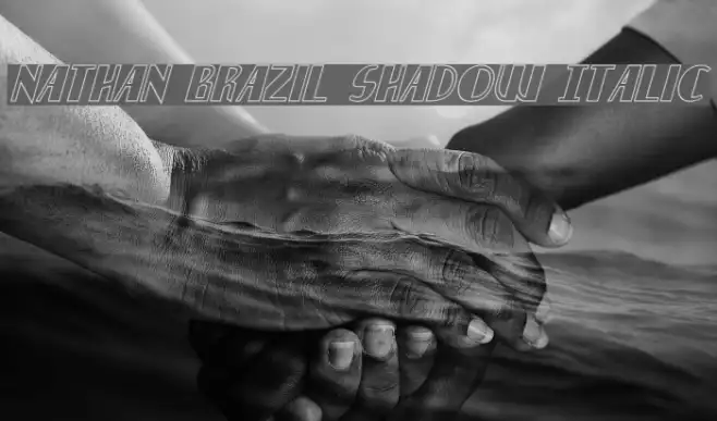 Nathan Brazil Shadow Italic Example 1