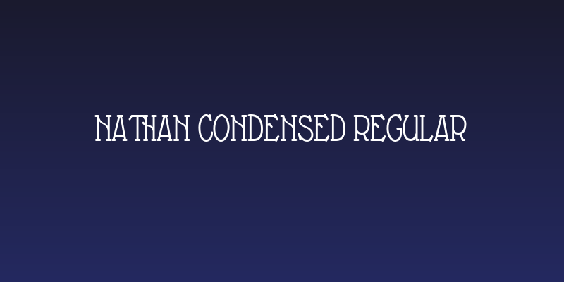 Nathan Condensed Regular Social Header