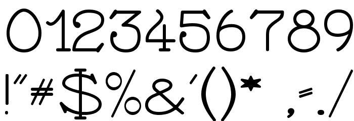 Nathan Expanded Regular Font OTHER CHARS