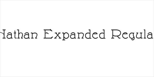 Nathan Expanded Regular Logo