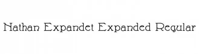 Nathan Expandet Expanded Regular  تنزيل الخطوط