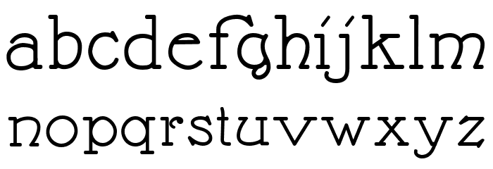 Nathan Expandet Expanded Regular Font LOWERCASE