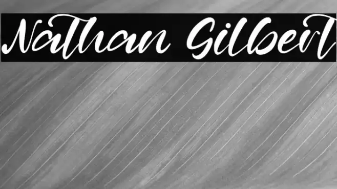 Nathan Gilbert Font examples
