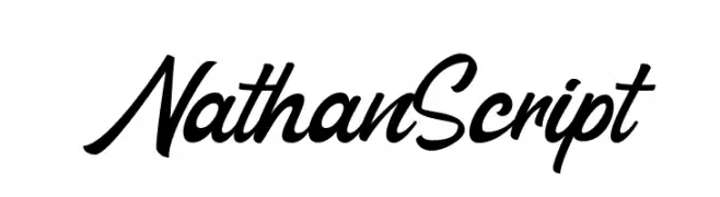 Nathan Script  Frei Schriftart Herunterladen