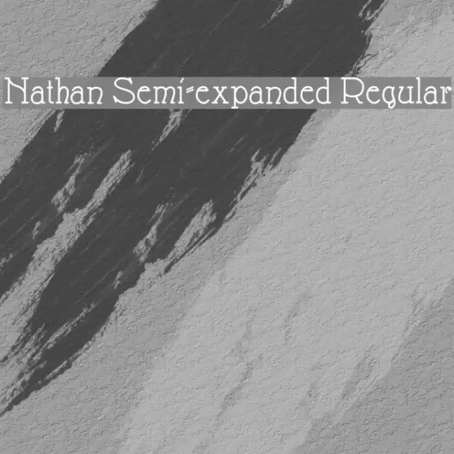 Nathan Semi-expanded Regular Caratteri examples