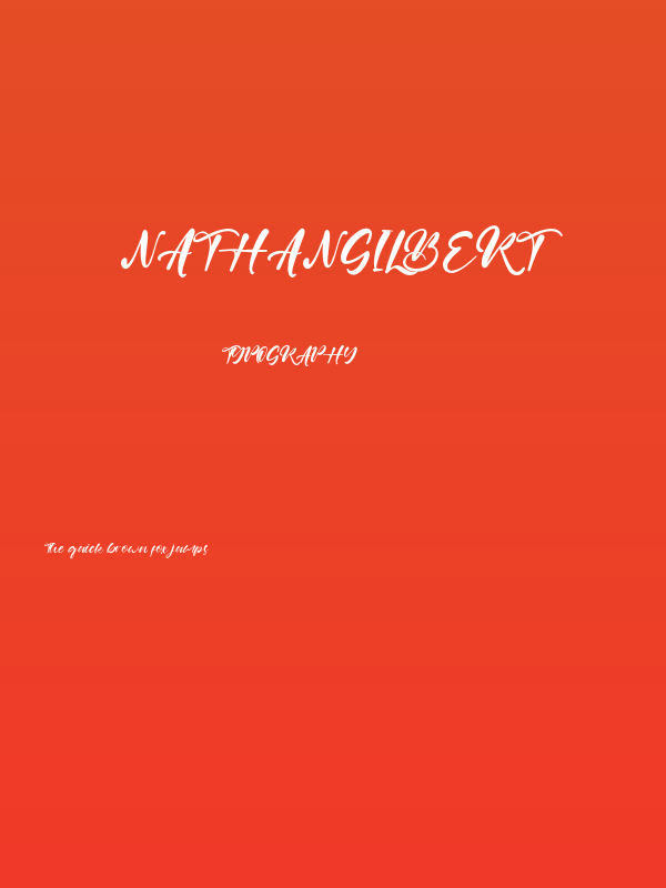 NathanGilbert Poster