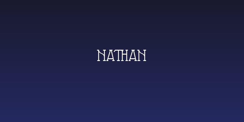 Nathan Social Header