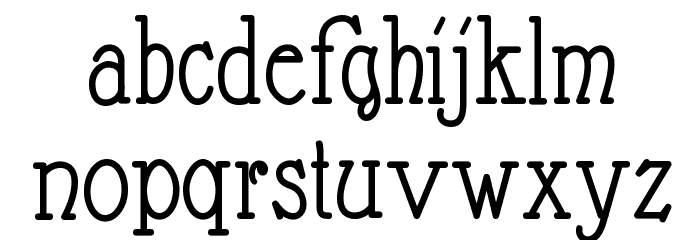 Nathan Font LOWERCASE