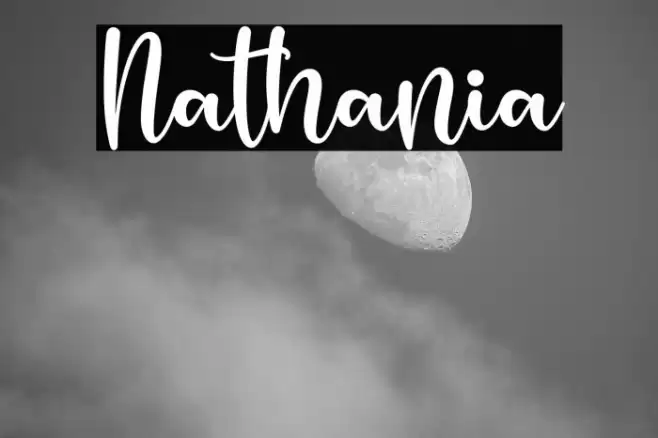 Nathania Schriftart examples