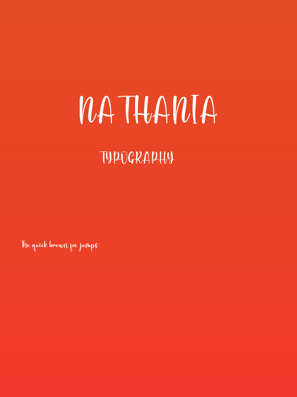 Nathania Poster