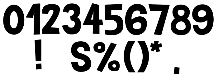 Nathaniel Covid-19 Font OTHER CHARS