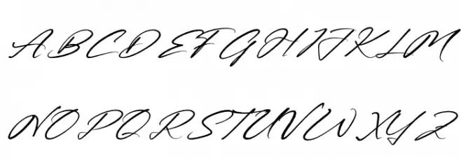 Nathgomy Schriftart Groß