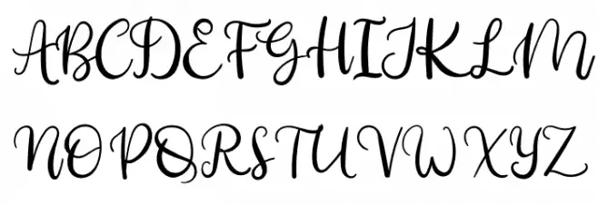 Nathiya Schriftart Groß