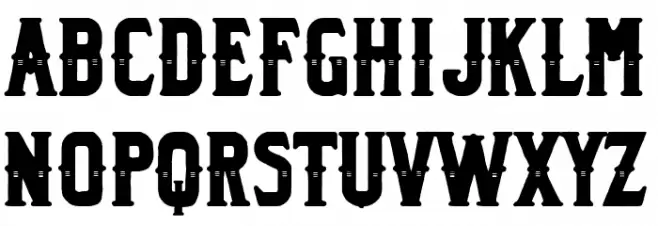 National Biker Co. خط أحرف صغيرة