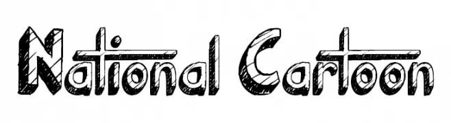 National Cartoon  Frei Schriftart Herunterladen