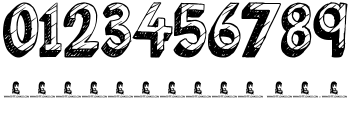 National Cartoon Font OTHER CHARS