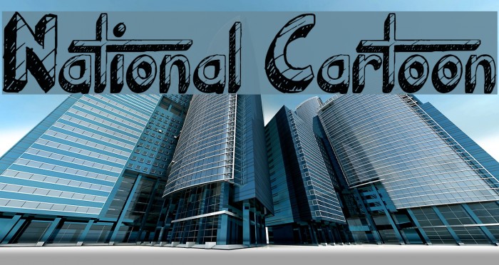 National Cartoon Font examples