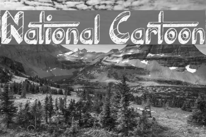 National Cartoon 字体 examples