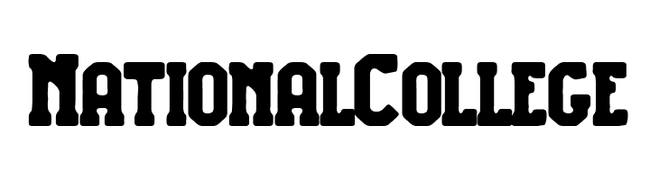 National College  नि: शुल्क फ़ॉन्ट्स डाउनलोड