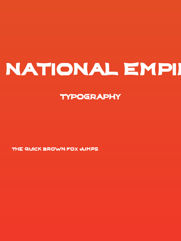 National Empire Poster