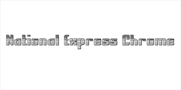 National Express Chrome Logo