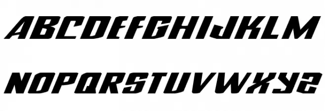 National Express Exp Italic Schriftart Groß