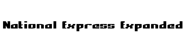 National Express Expanded  baixar fontes gratis