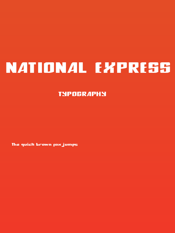 National Express Expanded Poster