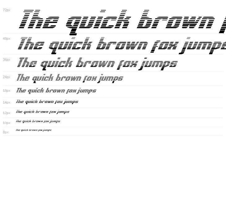 National Express Gradient Italic Waterfall