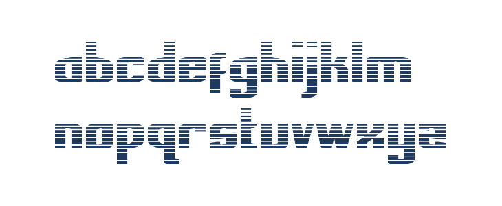 National Express Gradient Lowercase