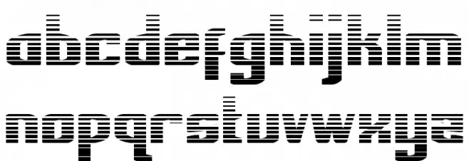 National Express Gradient Font Litere mici