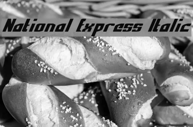 National Express Italic Example 3