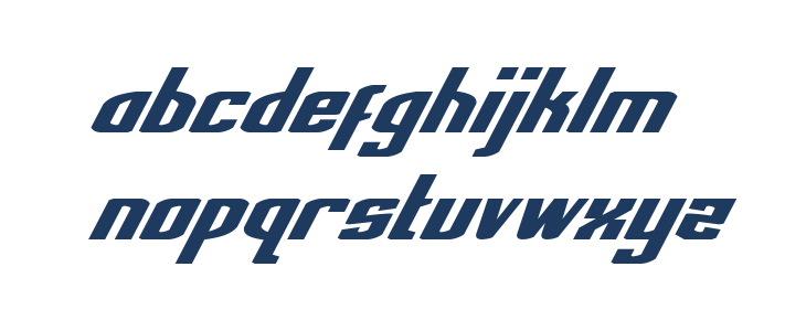 National Express Super-Italic Lowercase
