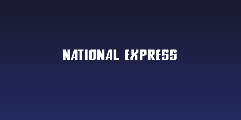 National Express Social Header