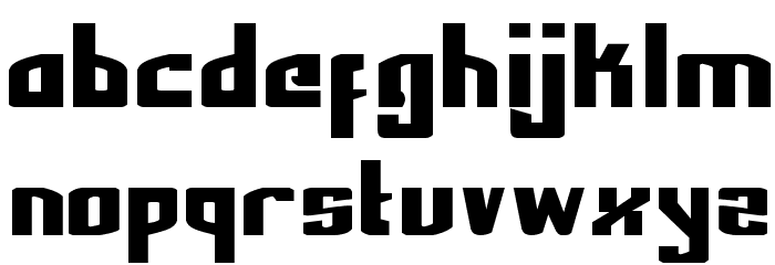 National Express Font LOWERCASE