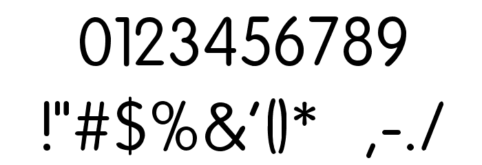 National First Font Font OTHER CHARS