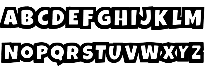 National Hero! Font LOWERCASE