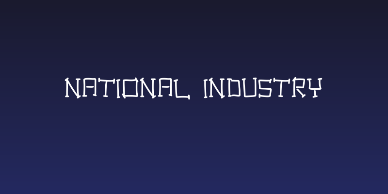 National Industry Social Header