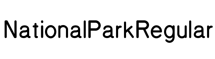 National Park Regular Font