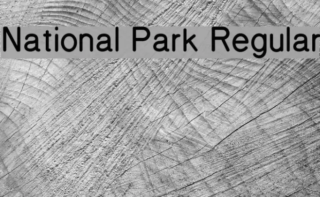 National Park Regular Example 1