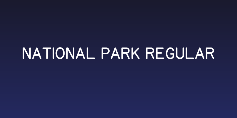 National Park Regular Social Header