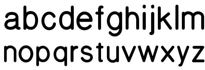National Park Regular Font LOWERCASE