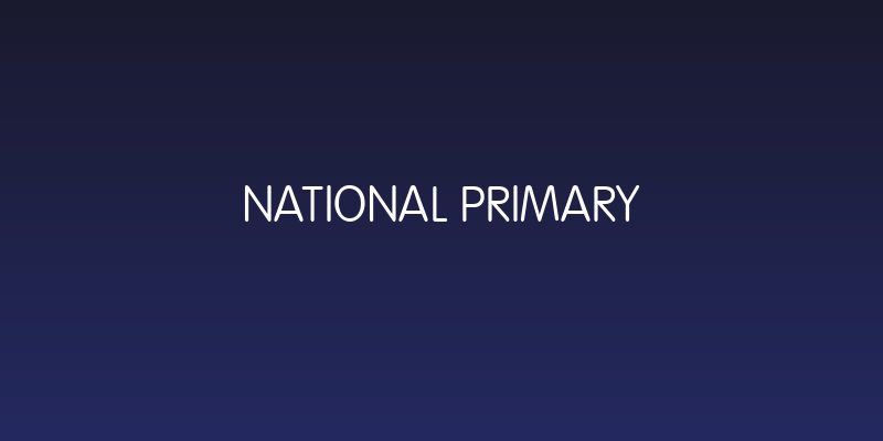 National Primary Social Header